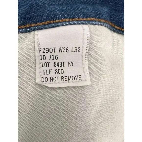 Tyndale FRMC Jeans Flame Resistant Pants F290T Blue Relaxed Carpenter 36x32 EUC - Picture 16 of 16